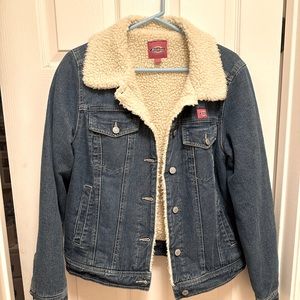 Dickies women’s jean jacket-Sherpa Fleece lined